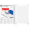 Spiralbuch OXFORD Office MyColours A5, Format A5, Doppelbindung, 90 Blatt kariert, weiß, SCRIBZEE®-kompatibel, EU ECO Label, farbsortierte Deckel, 5 Stück