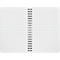 Spiralbuch OXFORD Office Urban Mix A6, Format A6, Doppelbindung, 90 Blatt kariert, ohne Mikroperforation, weiß, EU ECO Label PEFC, farbsortierte Deckel, 10 Stück