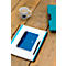 Spiralbuch OXFORD Office Urban Mix A6, Format A6, Doppelbindung, 90 Blatt kariert, ohne Mikroperforation, weiß, EU ECO Label PEFC, farbsortierte Deckel, 10 Stück