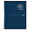 Spiralheft Oxford Origins, 70 Blatt, Optik Paper®, DIN A4+, liniert, Rand links, doppelspiral, 90 g/m², blau