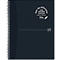 Spiralheft Oxford Origins, 70 Blatt, Optik Paper®, DIN A4+, liniert, Rand links, doppelspiral, 90 g/m², schwarz