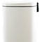 SPIRELLA Poubelle à pédale AKIRA, 50 litres, mécanisme à pédale, L 297 x L 427 x H 643 mm, blanc