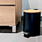 SPIRELLA Treteimer ADONIS, 5L Inhalt, Absenkmechanismus, Tretpedal, Griff, ø 205 x H 255 schwarz