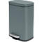 SPIRELLA Treteimer AKIRA, 12 Liter, Tretmechanismus, L 280 x B 193 x H 379 mm, grau