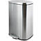 SPIRELLA Treteimer AKIRA, 30 Liter, Tretmechanismus, L 343 x B 235 x H 629 mm, edelstahl