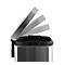 SPIRELLA Treteimer AKIRA, 30 Liter, Tretmechanismus, L 343 x B 235 x H 629 mm, edelstahl