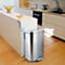 SPIRELLA Treteimer AKIRA, 30 Liter, Tretmechanismus, L 343 x B 235 x H 629 mm, edelstahl