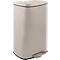 SPIRELLA Treteimer AKIRA, 30 Liter, Tretmechanismus, L 343 x B 235 x H 629 mm, taupe