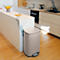 SPIRELLA Treteimer AKIRA, 30 Liter, Tretmechanismus, L 343 x B 235 x H 629 mm, taupe