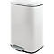 SPIRELLA Treteimer AKIRA, 30 Liter, Tretmechanismus, L 343 x B 235 x H 629 mm, weiss