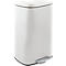 SPIRELLA Treteimer AKIRA, 30 Liter, Tretmechanismus, L 343 x B 235 x H 629 mm, weiss