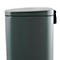 SPIRELLA Treteimer AKIRA, 50 Liter, Tretmechanismus, B 297 x L 427 x H 643 mm, grau