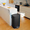 SPIRELLA Treteimer AKIRA, 50 Liter, Tretmechanismus, B 297 x L 427 x H 643 mm, schwarz