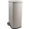 SPIRELLA Treteimer AKIRA, 50 Liter, Tretmechanismus, B 297 x L 427 x H 643 mm, taupe