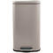 SPIRELLA Treteimer AKIRA, 50 Liter, Tretmechanismus, B 297 x L 427 x H 643 mm, taupe