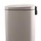 SPIRELLA Treteimer AKIRA, 50 Liter, Tretmechanismus, B 297 x L 427 x H 643 mm, taupe