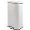 SPIRELLA Treteimer AKIRA, 50 Liter, Tretmechanismus, B 297 x L 427 x H 643 mm, weiss