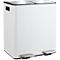 SPIRELLA Treteimer ALIYA, 2 x 20 Liter, Tretmechanismus, L 450 x B 300 x H 510 mm, matt/taupe