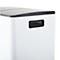 SPIRELLA Treteimer ALIYA, 2 x 20 Liter, Tretmechanismus, L 450 x B 300 x H 510 mm, matt/taupe