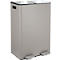 SPIRELLA Treteimer ALIYA, 2 x 30 Liter, Tretmechanismus, L 450 x B 300 x H 710 mm, matt/taupe