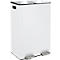 SPIRELLA Treteimer ALIYA, 2 x 30 Liter, Tretmechanismus, L 450 x B 300 x H 710 mm, matt/weiss