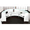 Spirit receptiebalie, 2 elementen, halfrond, wit