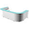 Spirit receptiebalie, 6 elementen, U-vormig, wit