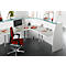 Spirit receptiebalie, 6 elementen, U-vormig, wit