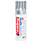 Spray edding 5200, 200 ml, Peinture acrylique mat Premium, portée env. 50-60 mm, argent mat
