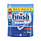 Eine Packung Finish Powerball Geschirrspültabs, blau-weiß mit rotem Akzent. Aufschrift: Maxi Pack 52 Tabs.