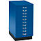 SSI ladekast A3, 10 schuifladen, 675 mm hoog, gentiaanblauw
