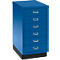 SSI ladekast A3, 6 schuifladen, 675 mm hoog, gentiaanblauw