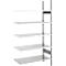 SSI Schaefer Archive Shelving, baie supplémentaire, 5 étagères, L 750 x P 300 mm, galvanisé
