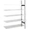 SSI Schäfer Archivregal, Anbaufeld, 5 Böden, B 995 x T 300 mm, verzinkt