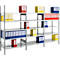 SSI Schäfer Archivregal, Anbaufeld, 7 Böden, B 995 x T 600 mm, verzinkt