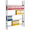 SSI Schäfer Archivregal, Grundfeld, 5 Böden, B 1285 x T 300 mm, lackiert