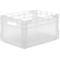 SSI Schäfer Bacs légers Euro-Box ELB 4220 avec couvercle, polypropylène, L 400 x l 300 x H 220 mm, 20,4 litres, translucide