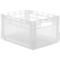 SSI Schäfer Bacs légers Euro-Box ELB 4220 avec couvercle, polypropylène, L 400 x l 300 x H 220 mm, 20,4 litres, translucide