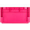 SSI Schäfer Euro-Box lichtgewicht container ELB 4220 met deksel, polypropeen, L 400 x B 300 x H 220 mm, 20,4 liter, roze