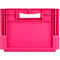 SSI Schäfer Euro-Box lichtgewicht container ELB 4220 met deksel, polypropeen, L 400 x B 300 x H 220 mm, 20,4 liter, roze