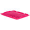 SSI Schäfer Euro-Box lichtgewicht container ELB 4220 met deksel, polypropeen, L 400 x B 300 x H 220 mm, 20,4 liter, roze