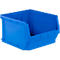 SSI Schäfer LF 543 opbergbox met open voorzijde, PP-kunststof, L 520/450 mm x B 470/450 mm x H 300 mm, 57 l, blauw