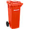 SSI Schäfer PRO 80 WAVE afvalbak, 80 l, verrijdbaar, rood