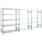 SSI Schäfer Rayonnage à tablettes enfichables VSR3000, kit de rayonnage de base et annexe, 5 tablettes, charge admissible par élément 1000 kg, L 1282 x P 400 x H 1910 mm, acier galvanisé