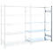 SSI Schäfer Rayonnage à tablettes enfichables VSR3000, rayonnage annexe, 5 tablettes, charge admissible par élément 1000 kg, L 1282 x P 400 x H 1910 mm, acier galvanisé