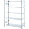 SSI Schäfer Rayonnage à tablettes enfichables VSR3000, rayonnage de base, 5 tablettes, charge admissible par élément 1000 kg, L 1282 x P 400 x H 1910 mm, acier galvanisé