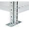 SSI Schäfer Rayonnage à tablettes enfichables VSR3000, rayonnage de base, 5 tablettes, charge admissible par élément 1000 kg, L 1282 x P 400 x H 1910 mm, acier galvanisé