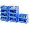 SSI Schäfer Sichtlagerkasten Sparset LF 110, Polypropylen, L 92 x B 100 x H 51 mm, 0,26 l, blau, 10 Stück