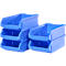 SSI Schäfer spaarpotten met open voorzijde LF 210, polypropeen, L 168 x B 103 x H 52 mm, 0,5 l, blauw, 5 stuks