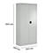 SSI Schäfer Universalschrank 2er-SET, Stahl, abschließbar, 950 x 400 x 1935 mm, 5 OH, alusilber